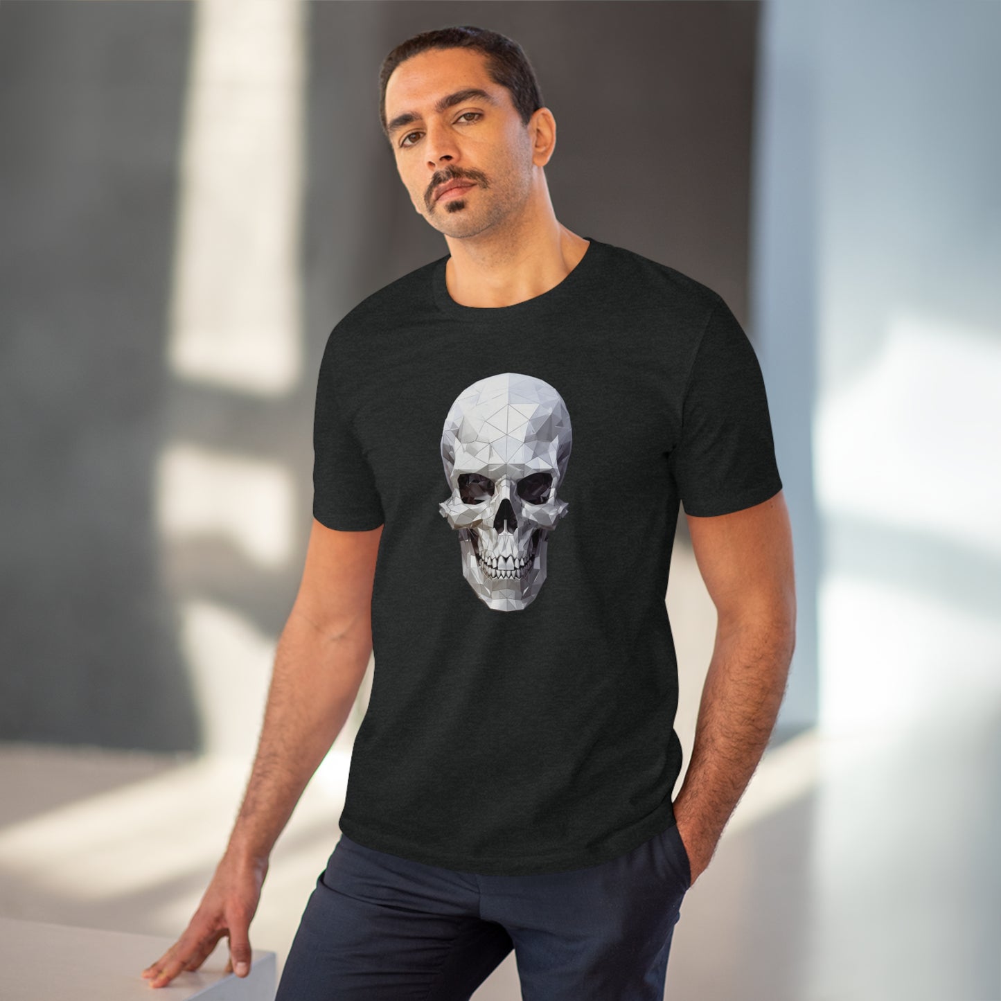 Skull Polygonal T-Shirt - Embrace Edgy Style