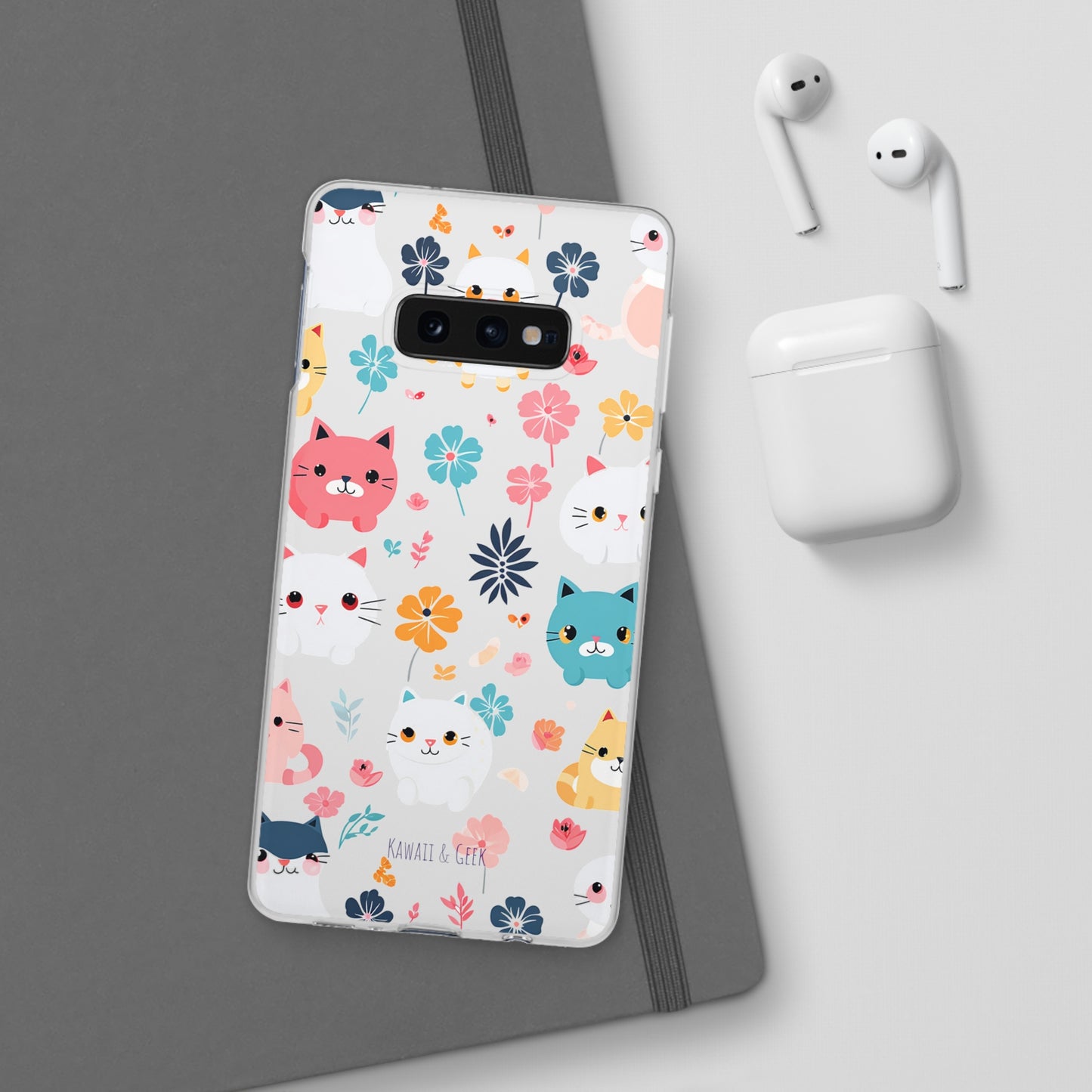 Playful Kittens: Flexi Transparent Phone Case