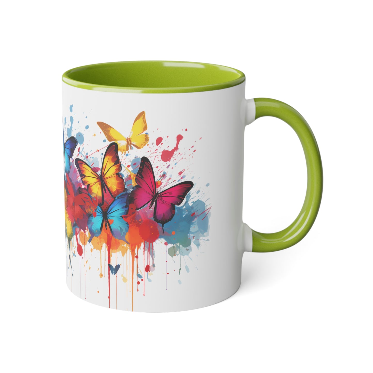 Elegant Butterflies Mug - Embrace the Beauty of Nature with Every Sip - EU