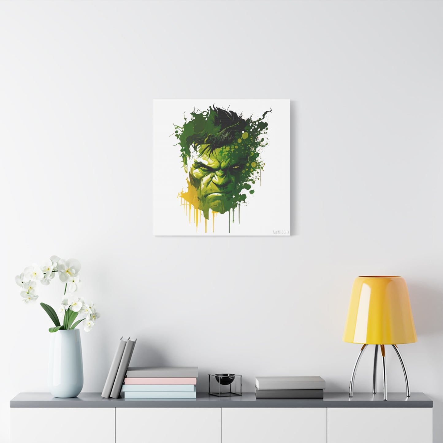 Hulk Canva - Add Some Pop-Art and Watercolor Style to Your Wall Decor - Marvel Avengers
