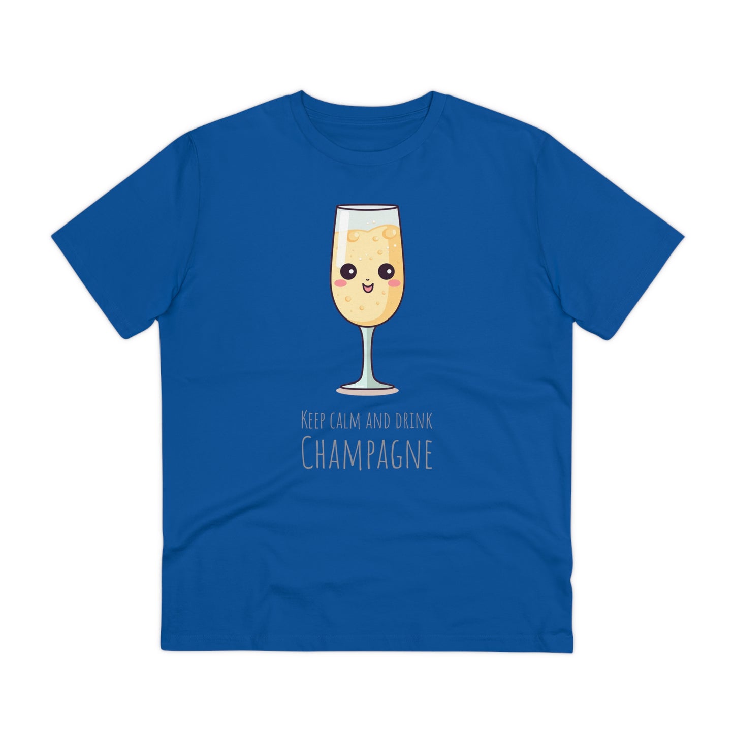 Keep Calm and Drink Champagne T-Shirt - Eco-Friendly Design