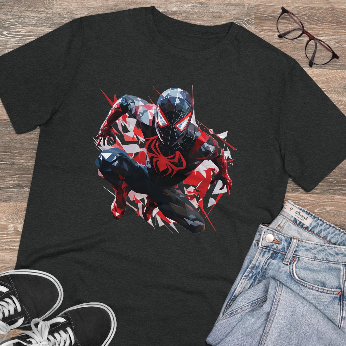 Miles Morales Polygonal T-Shirt - Embrace the Ultimate Style
