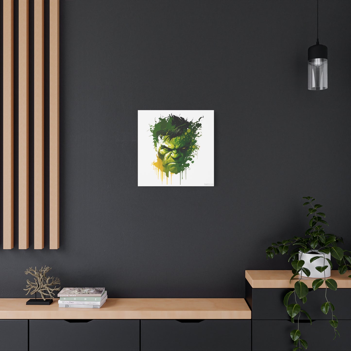 Hulk Canva - Add Some Pop-Art and Watercolor Style to Your Wall Decor - Marvel Avengers
