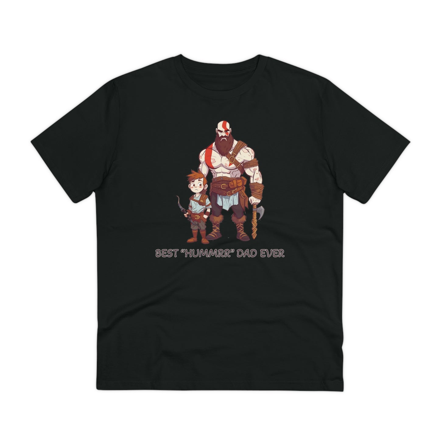 Kratos - God of War T-Shirt - BEST Hummrr Dad Ever - Celebrate Father's Day with Playful Style
