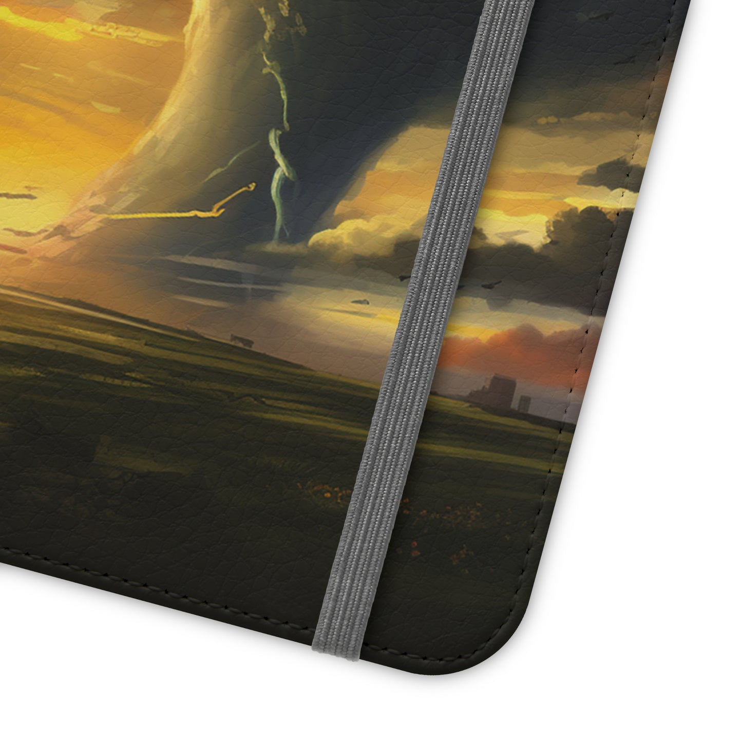Apocalyptic Tornado Kids Flip Phone Case