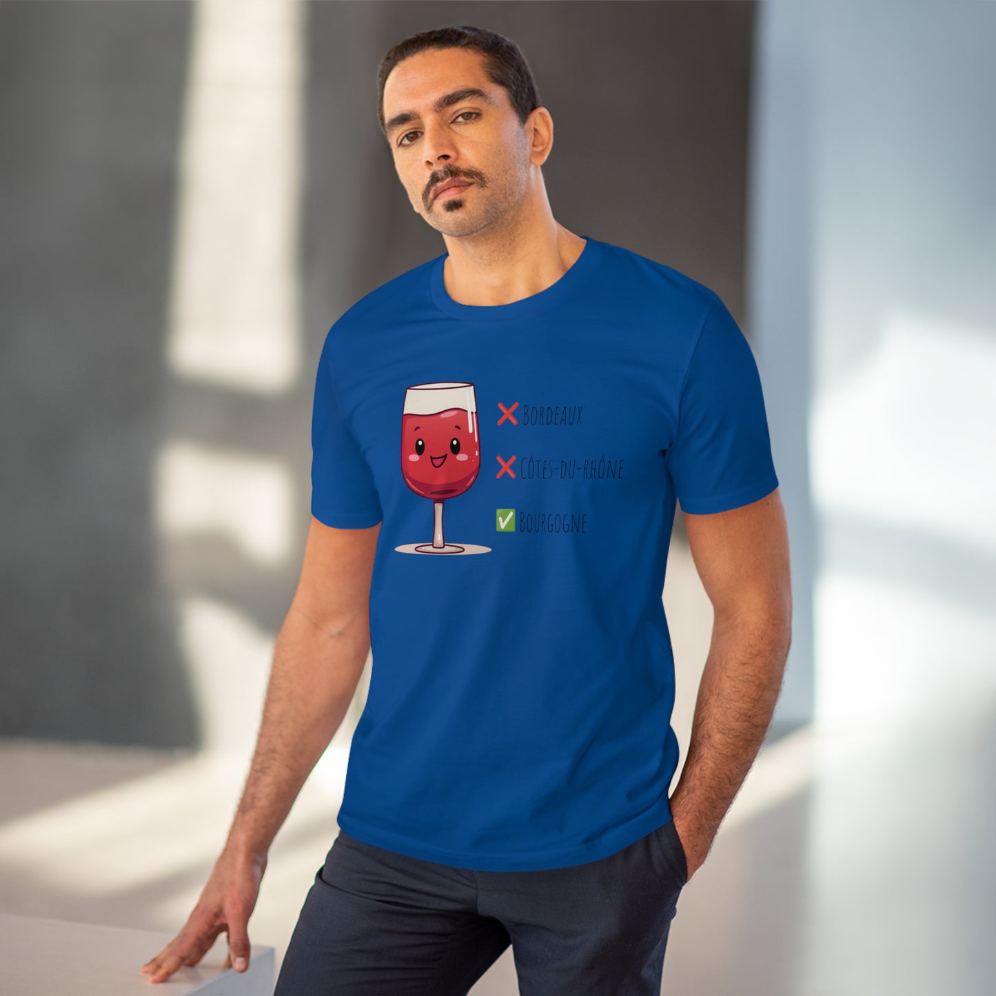 Eco-Friendly 'Bourgogne Wine Wins' T-Shirt - Wine Region Vote, Unisex"