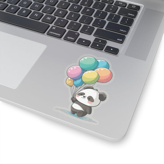Cute Panda Sticker - Add Some Whimsical and Adorable Style to Your Tech