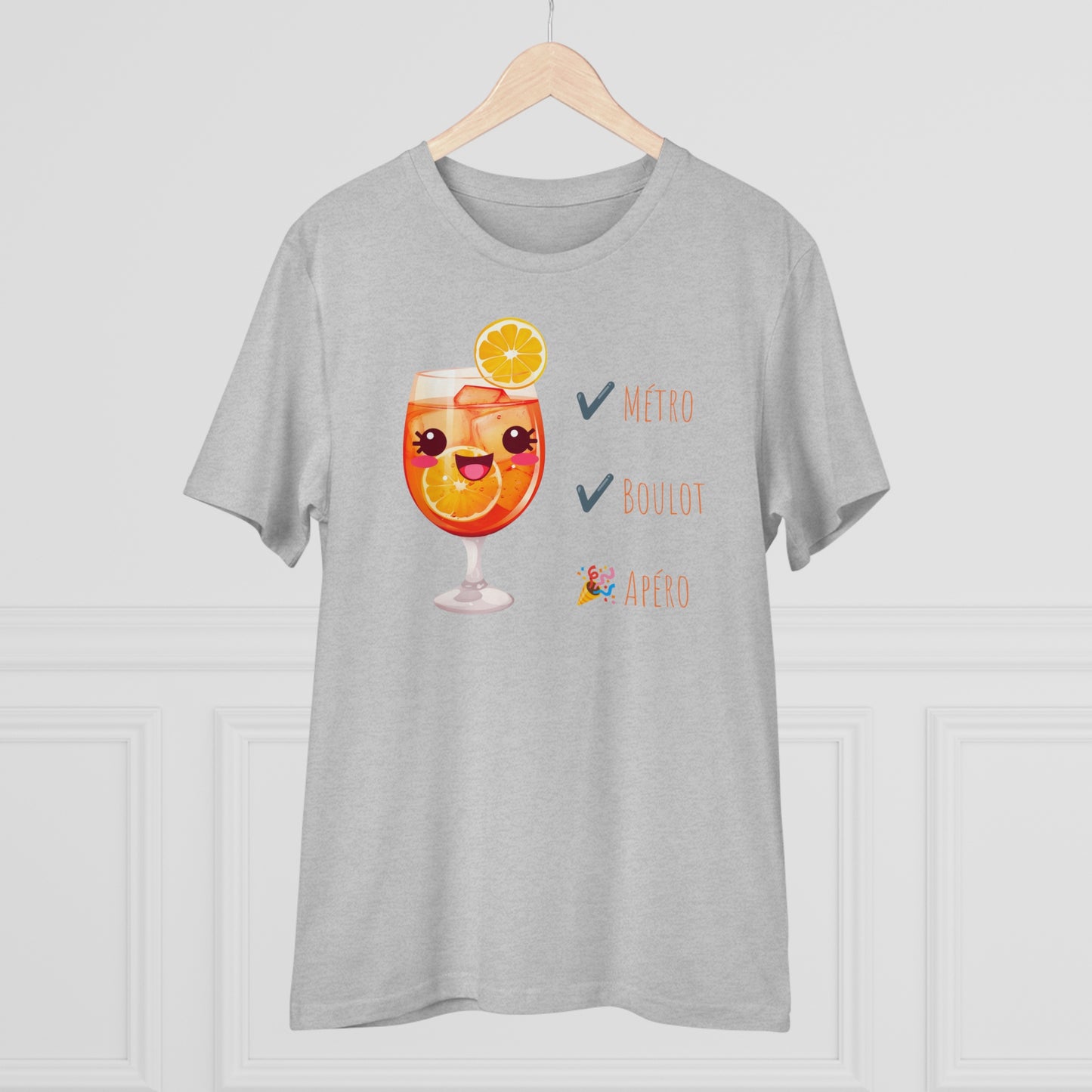 Cute Cocktail Glass T-shirt - Métro, Boulot, Apéro