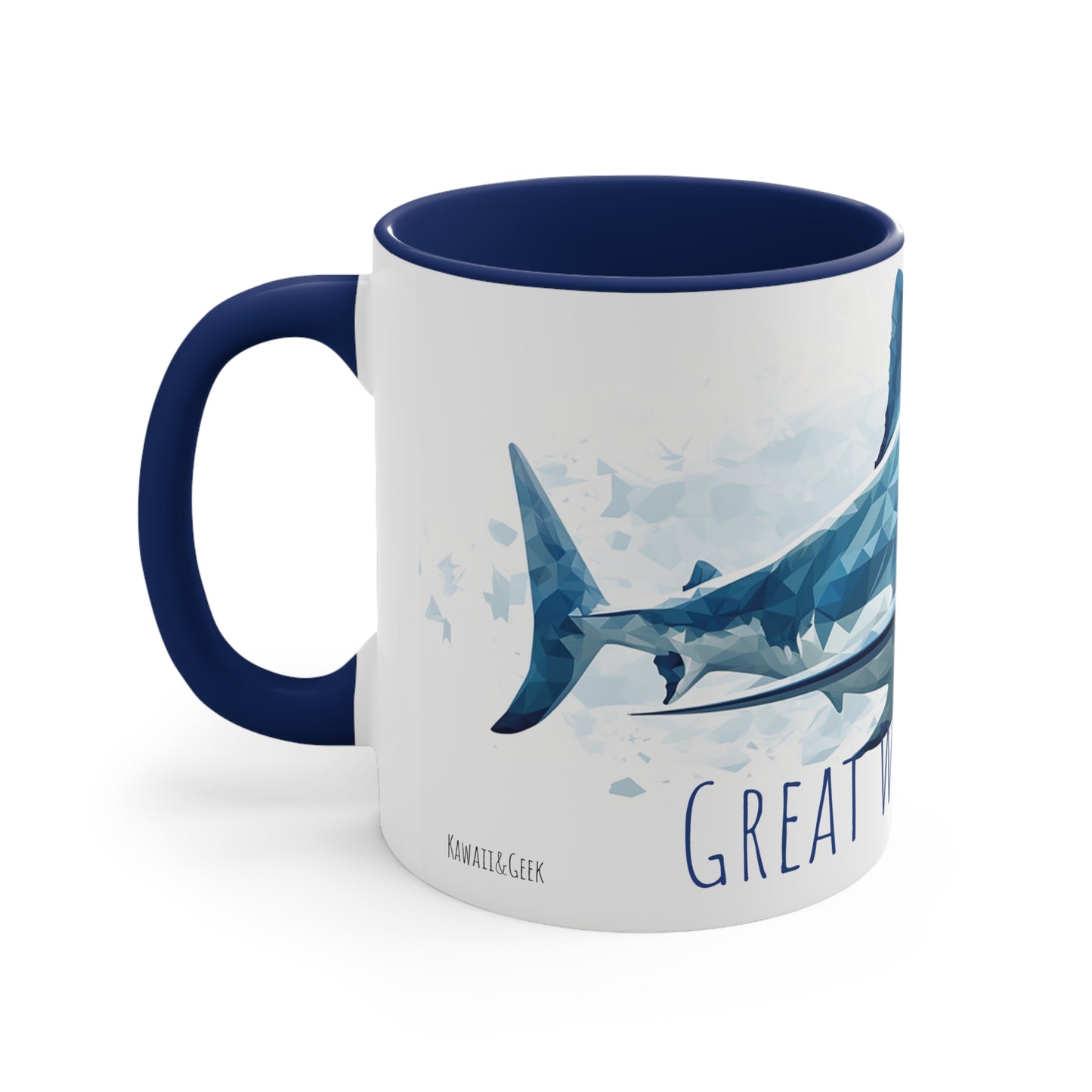 Mighty Great White Shark Coffee or Tea Mug: Dive into a Sea of Refreshment