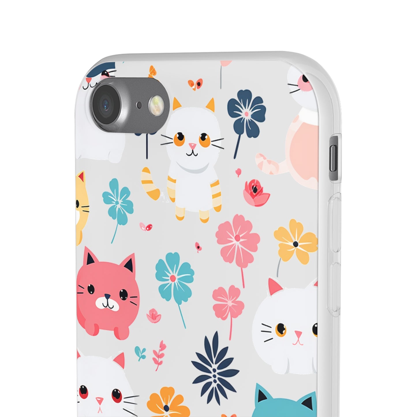 Playful Kittens: Flexi Transparent Phone Case