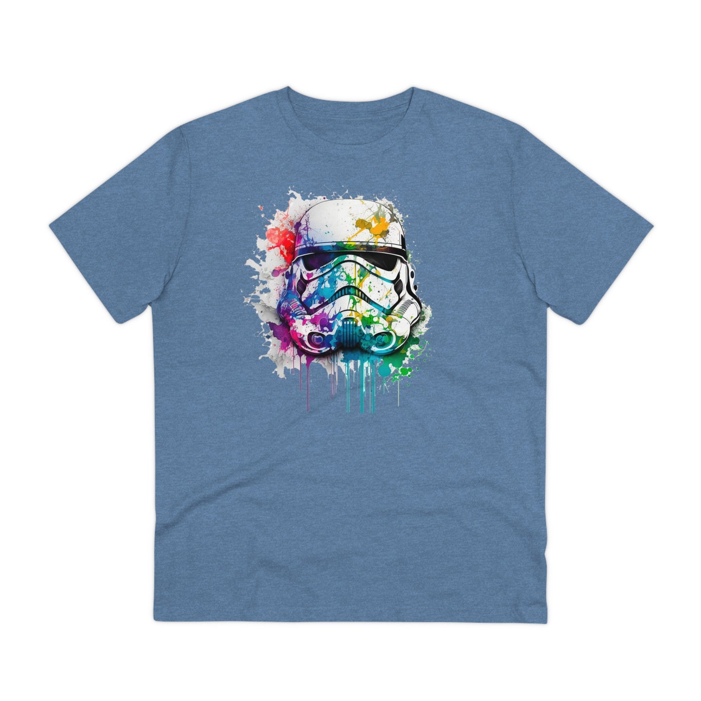 Storm Trooper in Watercolor Style Organic Unisex T-Shirt - Add Some Unique and Eco-Friendly Style to Your Wardrobe