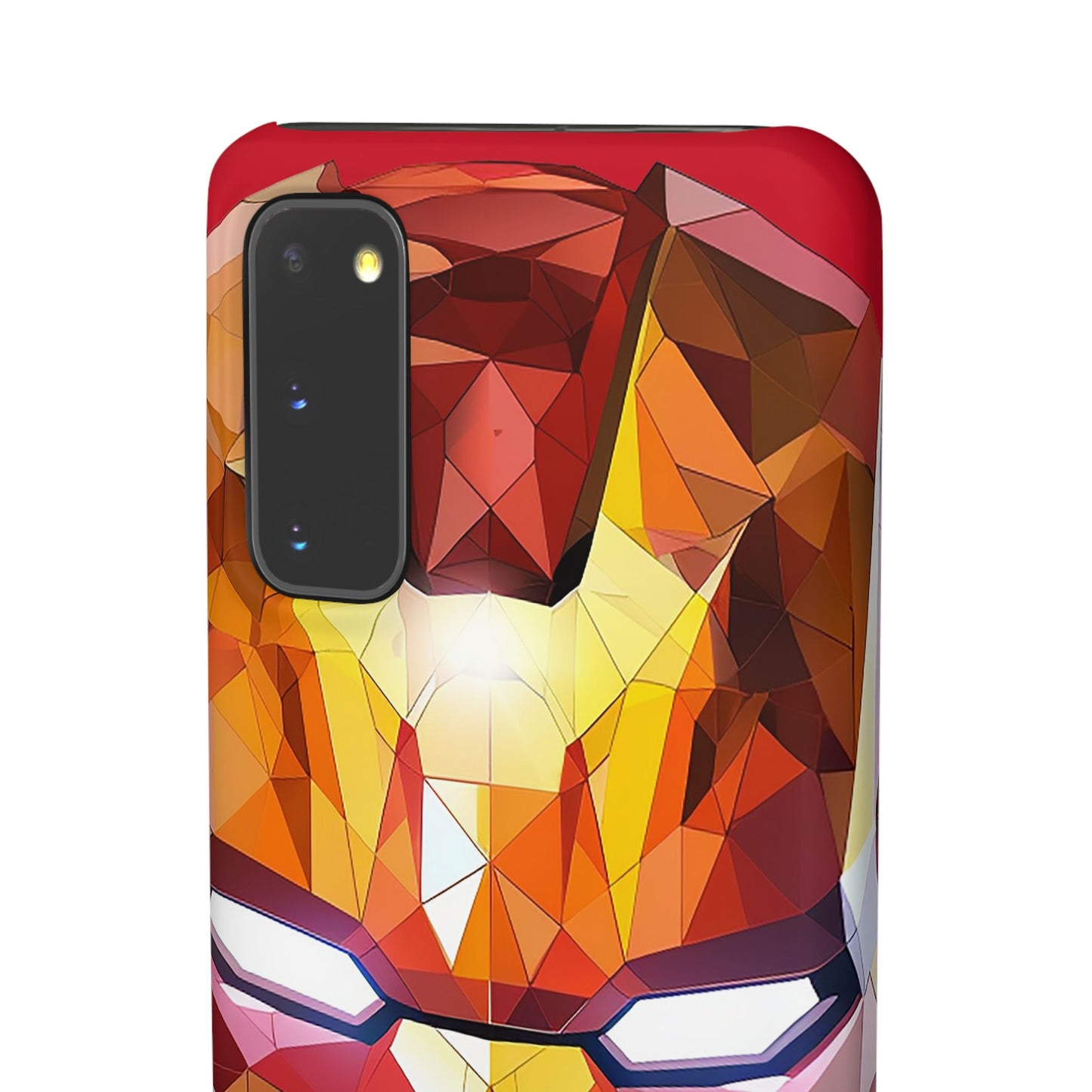 Phone Case - Iron Man helmet polygonal style