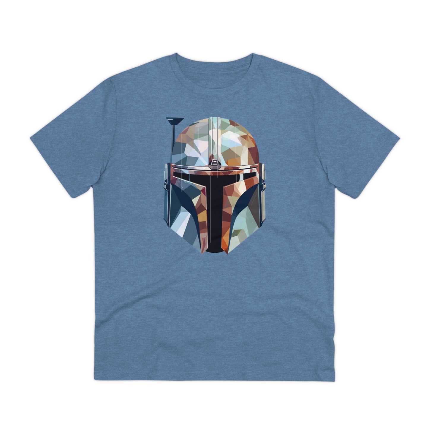 The Mandalorian Polygonal T-Shirt - Embrace Interstellar Adventure - Star Wars