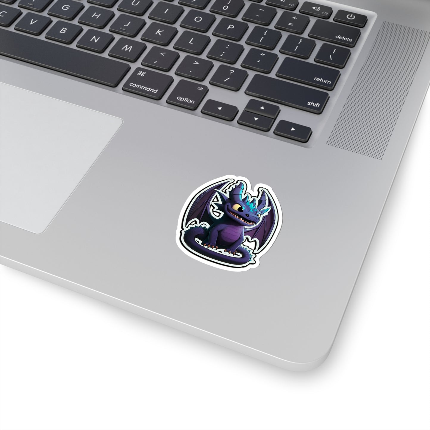 Kawaii Purple Dragon Sticker - Add Some Cute and Unique Style to Your Tech