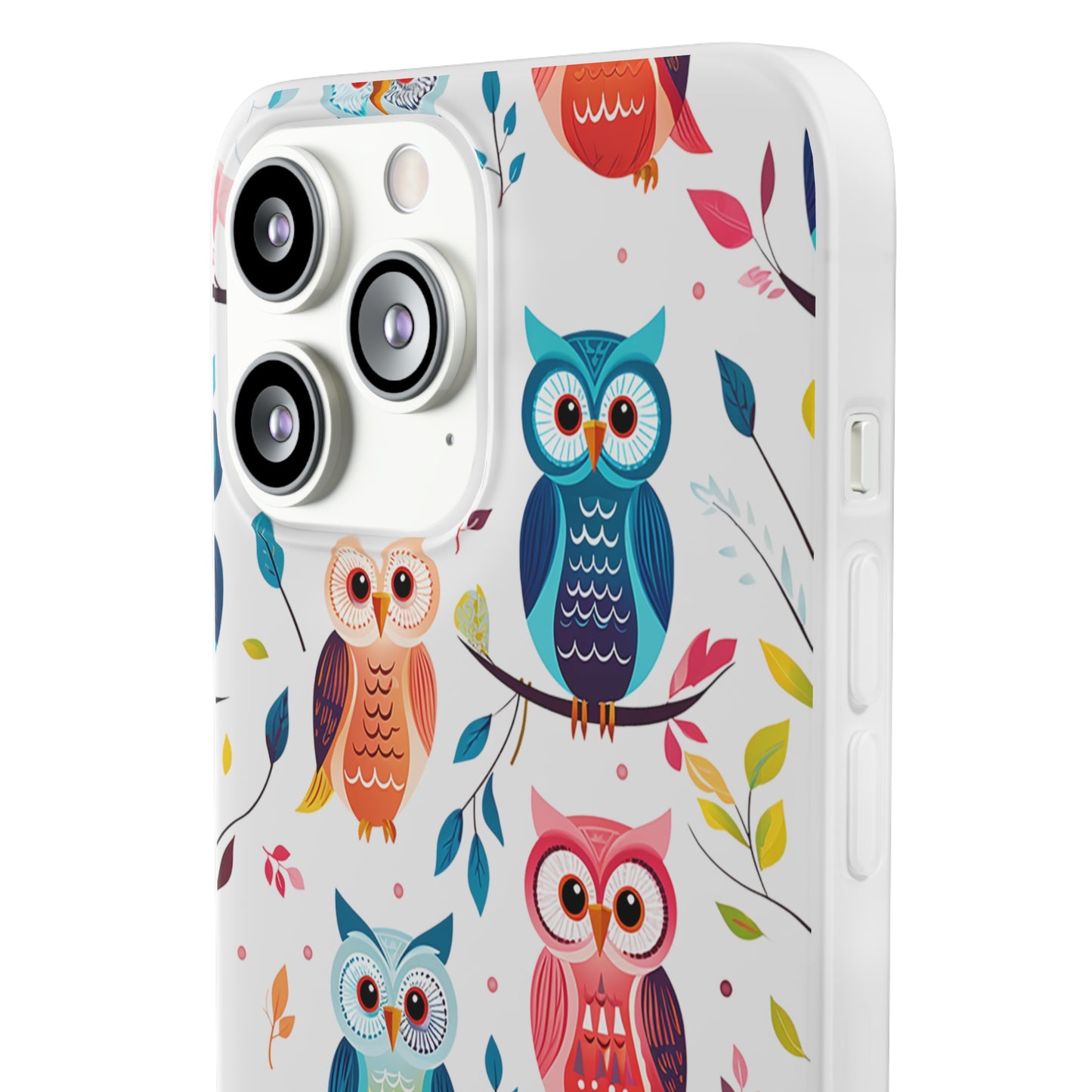 Whimsical Owl Flexi and Transparent Phone Case