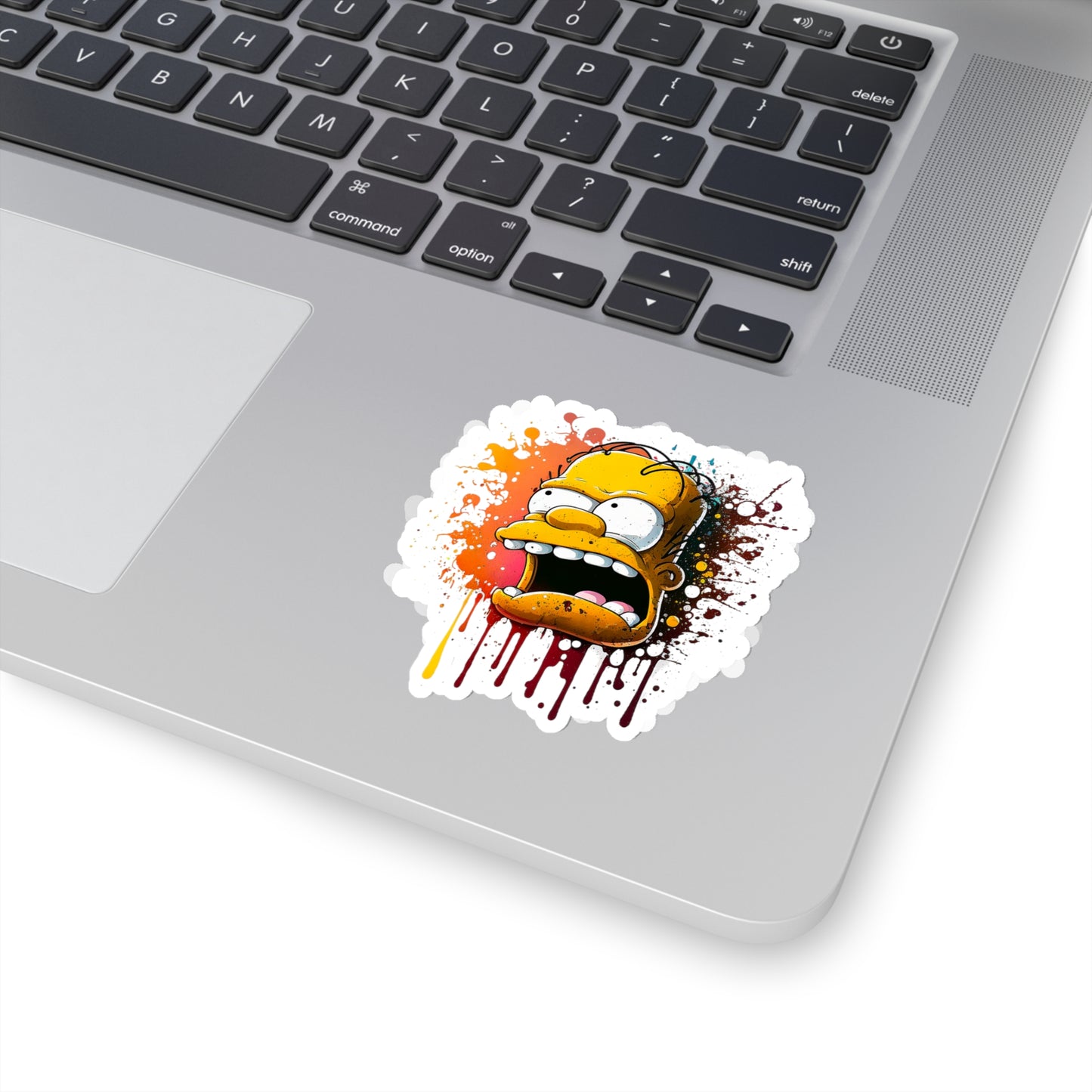 Homer Simpson Sticker - Add Some Fun and Unique Style to Your Tech