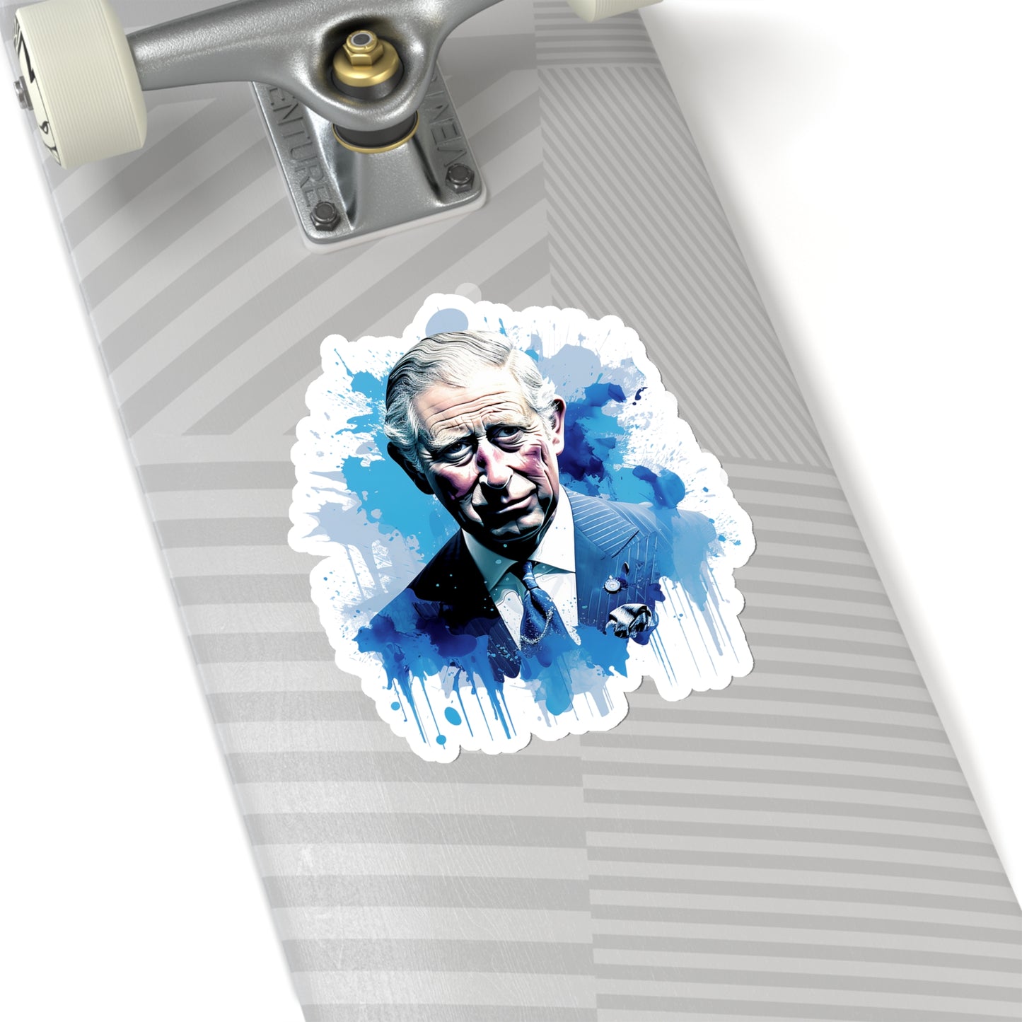 King Charles III Watercolor Legacy Sticker
