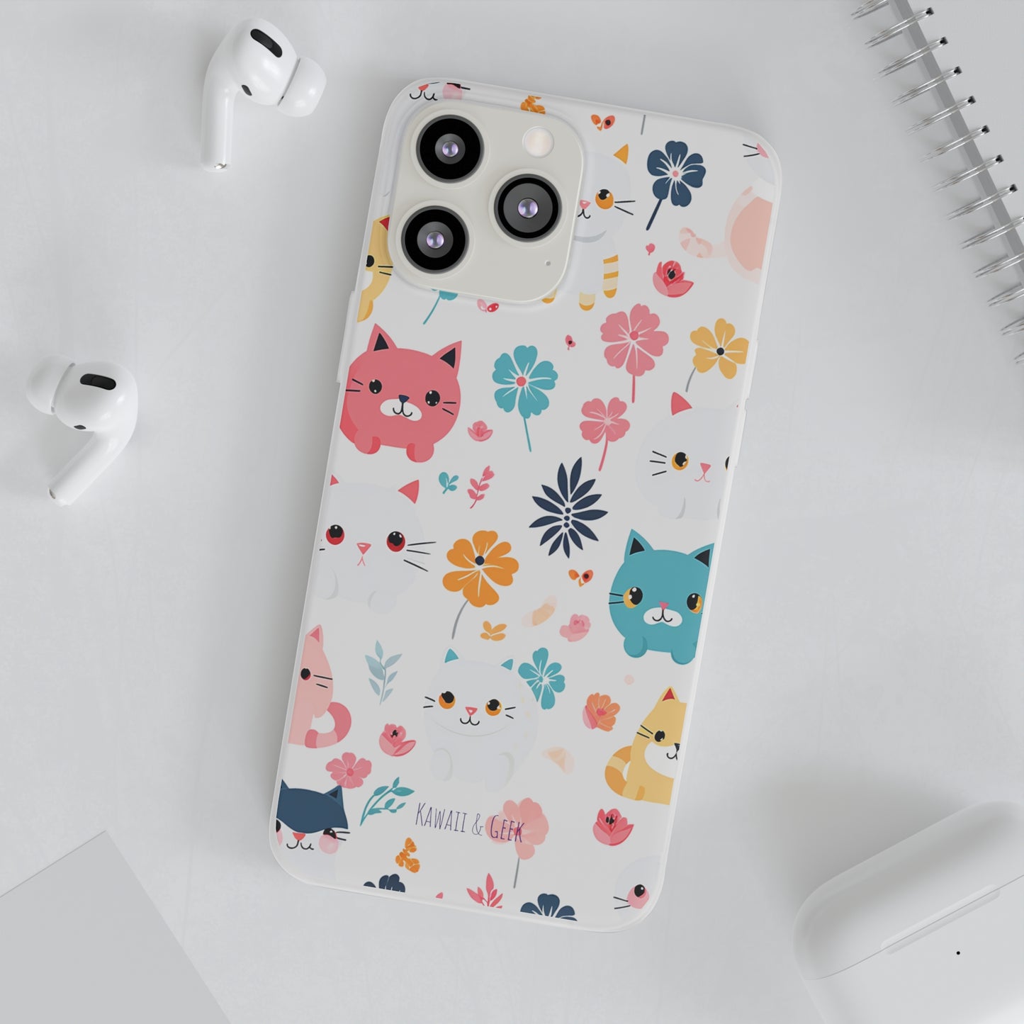 Playful Kittens: Flexi Transparent Phone Case