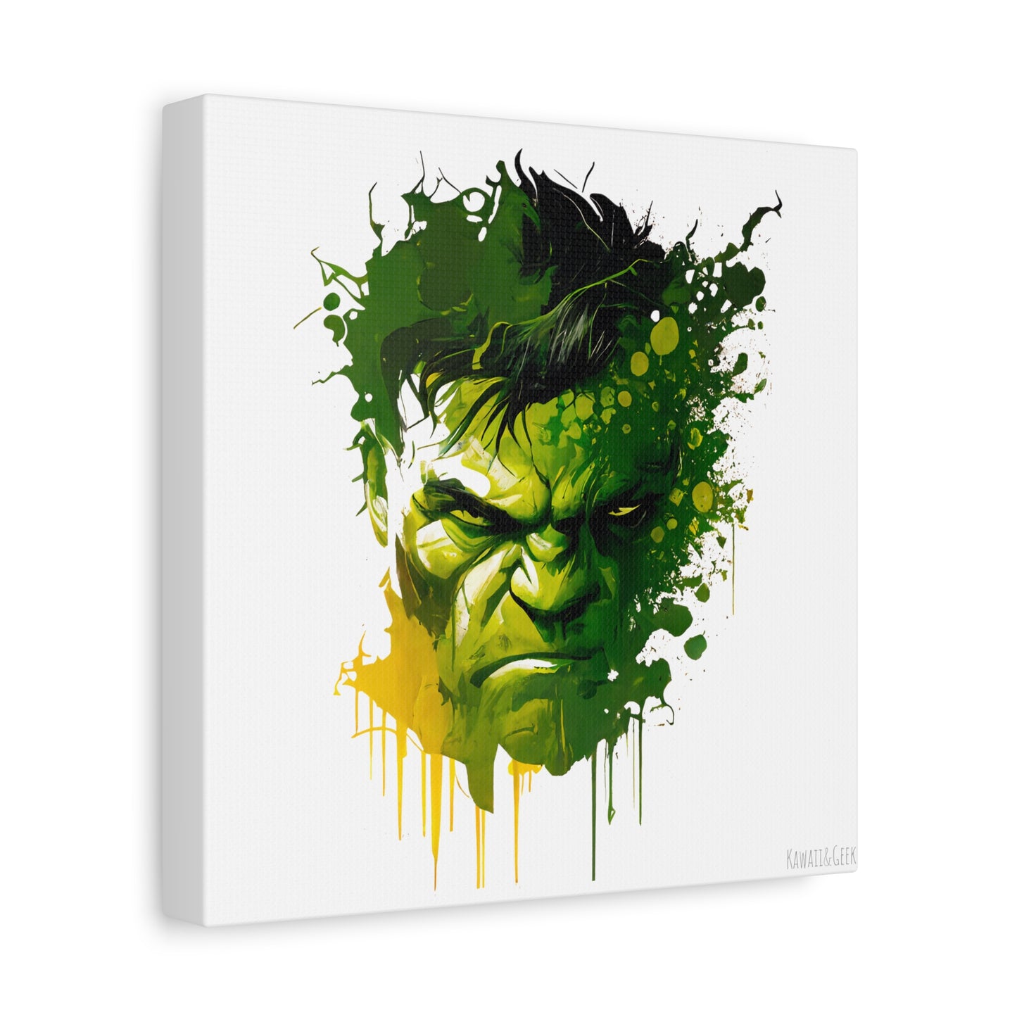 Hulk Canva - Add Some Pop-Art and Watercolor Style to Your Wall Decor - Marvel Avengers