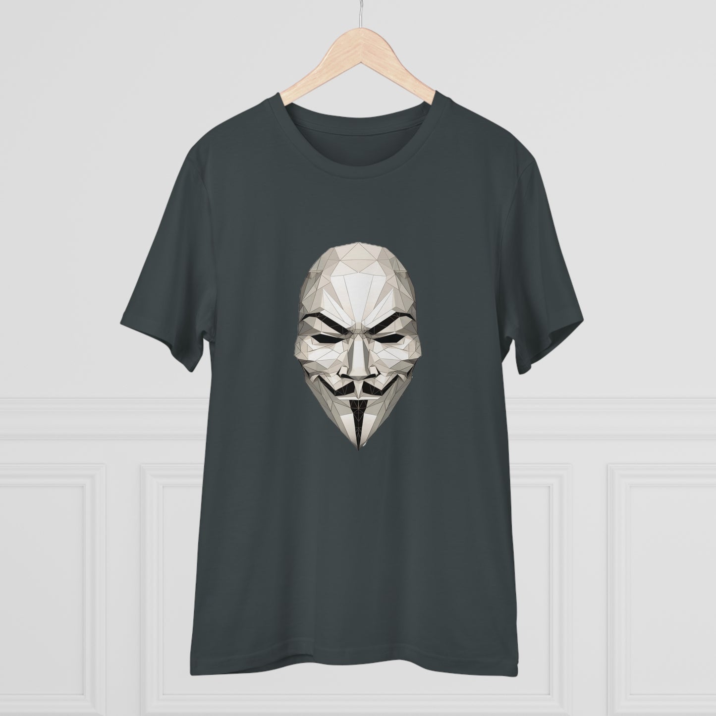 V Mask Polygonal T-Shirt - Embrace Anonymous Resistance