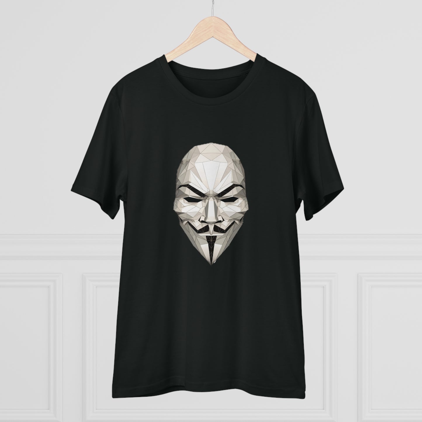 V Mask Polygonal T-Shirt - Embrace Anonymous Resistance