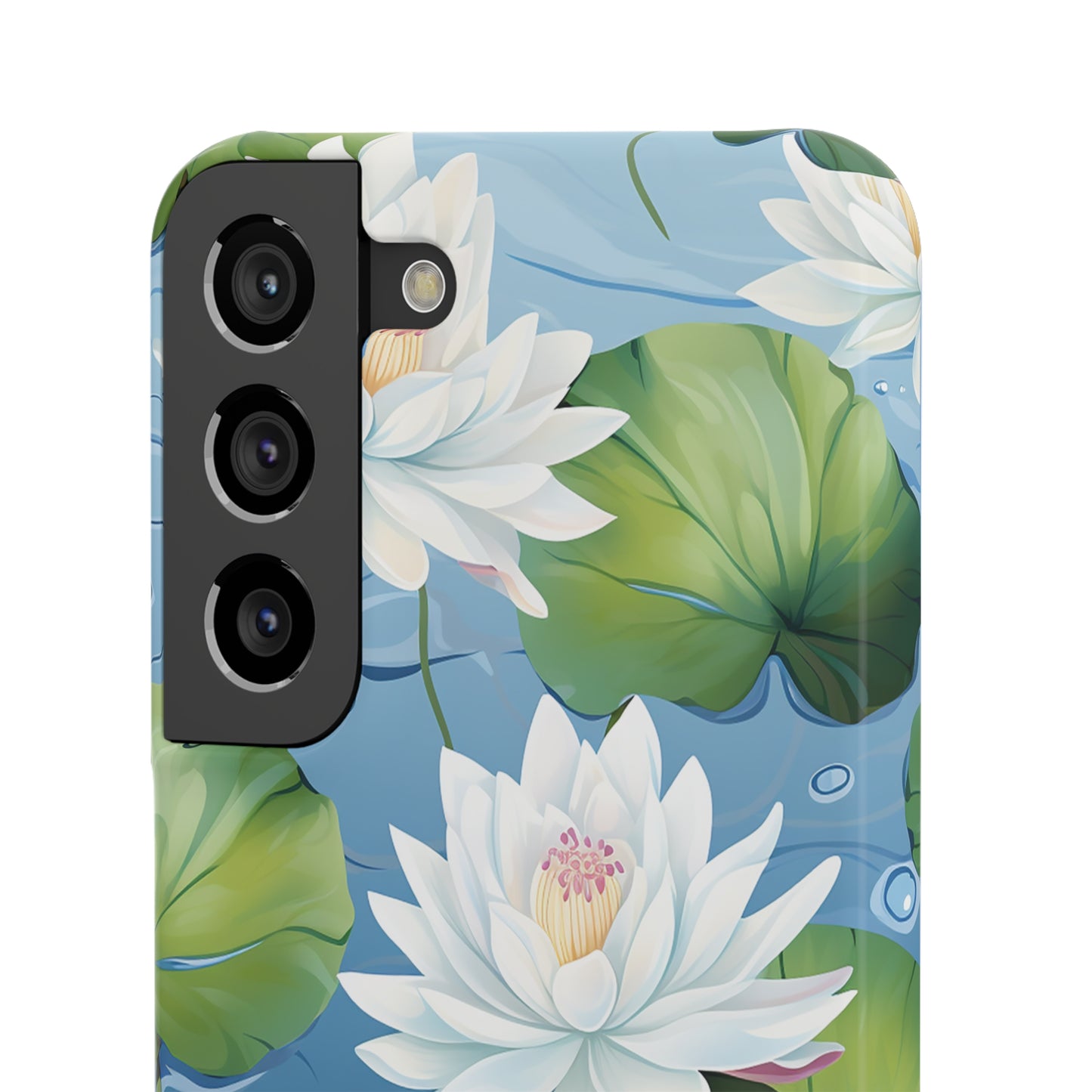 Elegant Water Lilies: Premium Phone Case