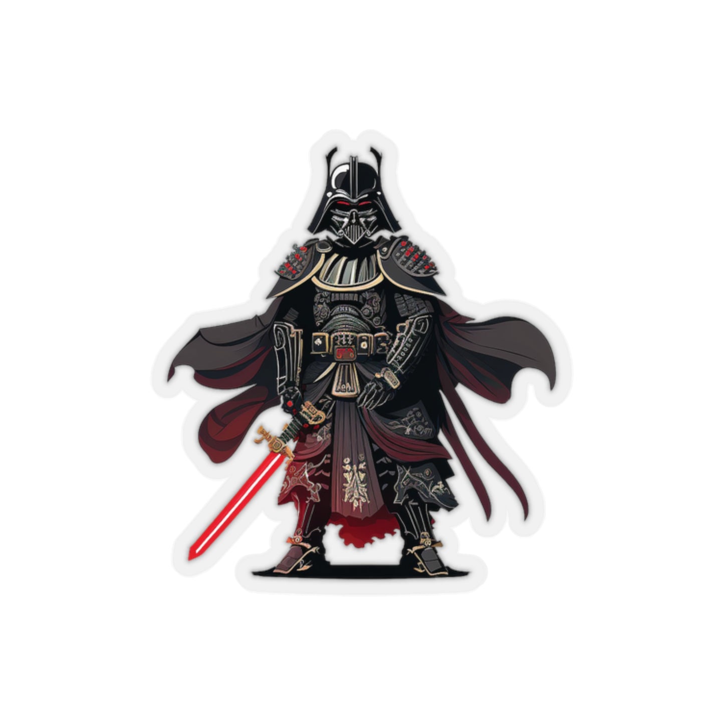 Darth Vader Samurai Sticker - Add Some Unique and Fierce Style to Your Tech -Star Wars