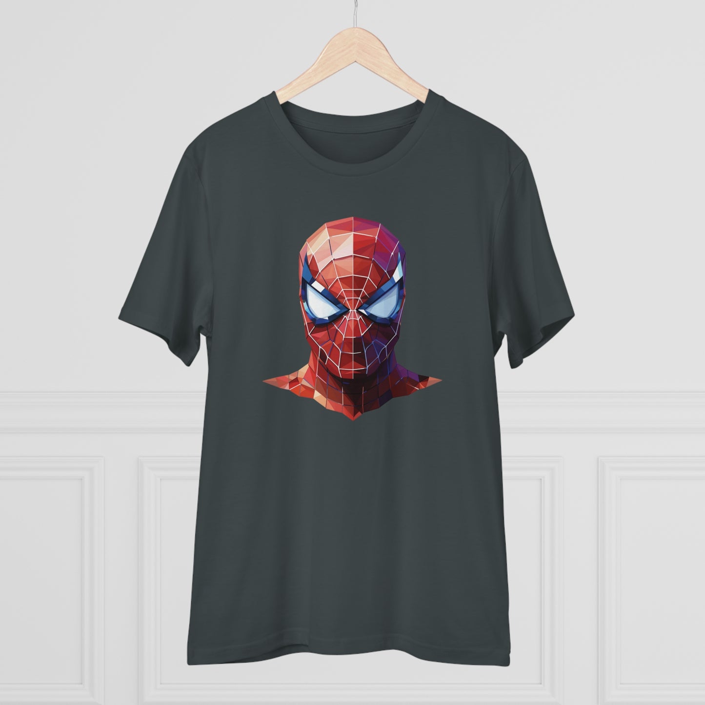 Spider-Man Polygonal Geometric T-Shirt - Swing into Stylish Adventure