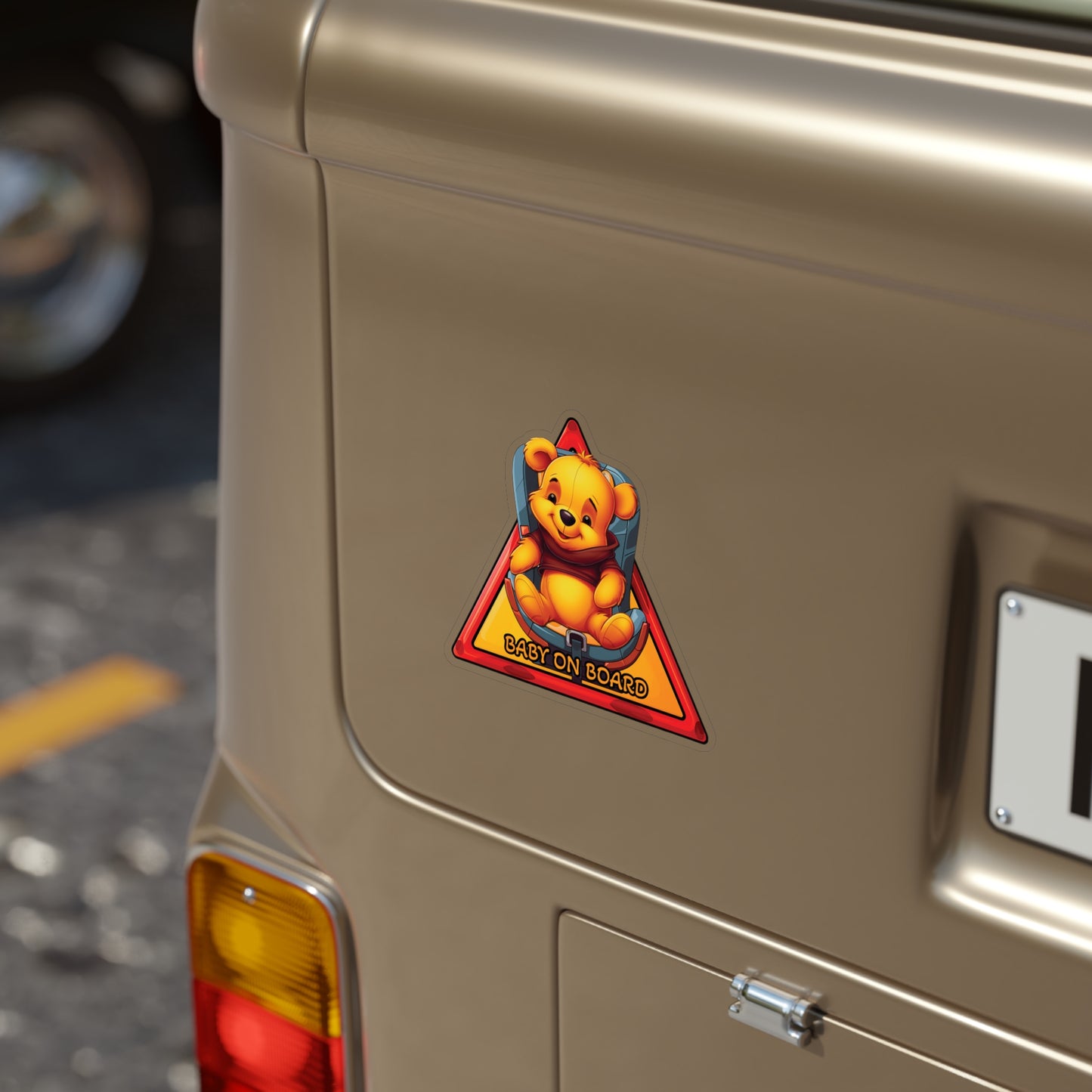Baby on Board Car Sticker - Winnie - Adventures with Pooh Bear