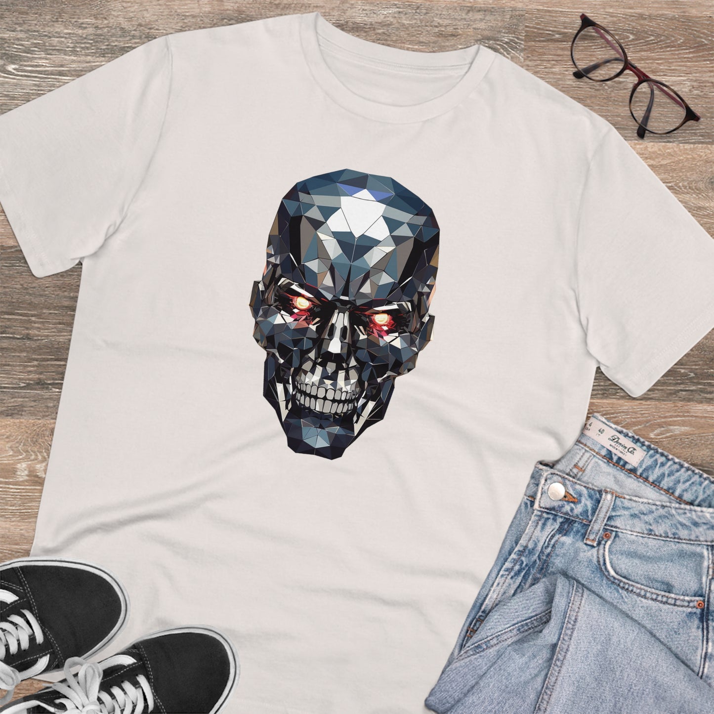 Terminator T-800 Polygonal T-Shirt - Embody Cybernetic Cool