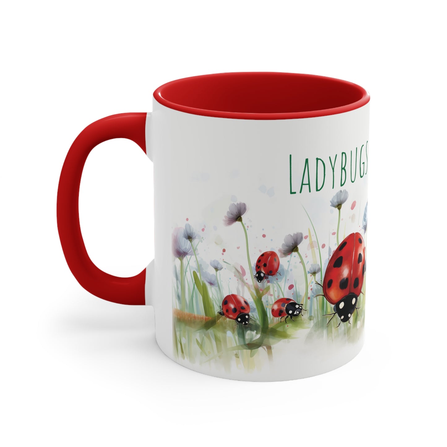 Ladybugs Garden Party Mug - Charming Insect Themed Kitchenware