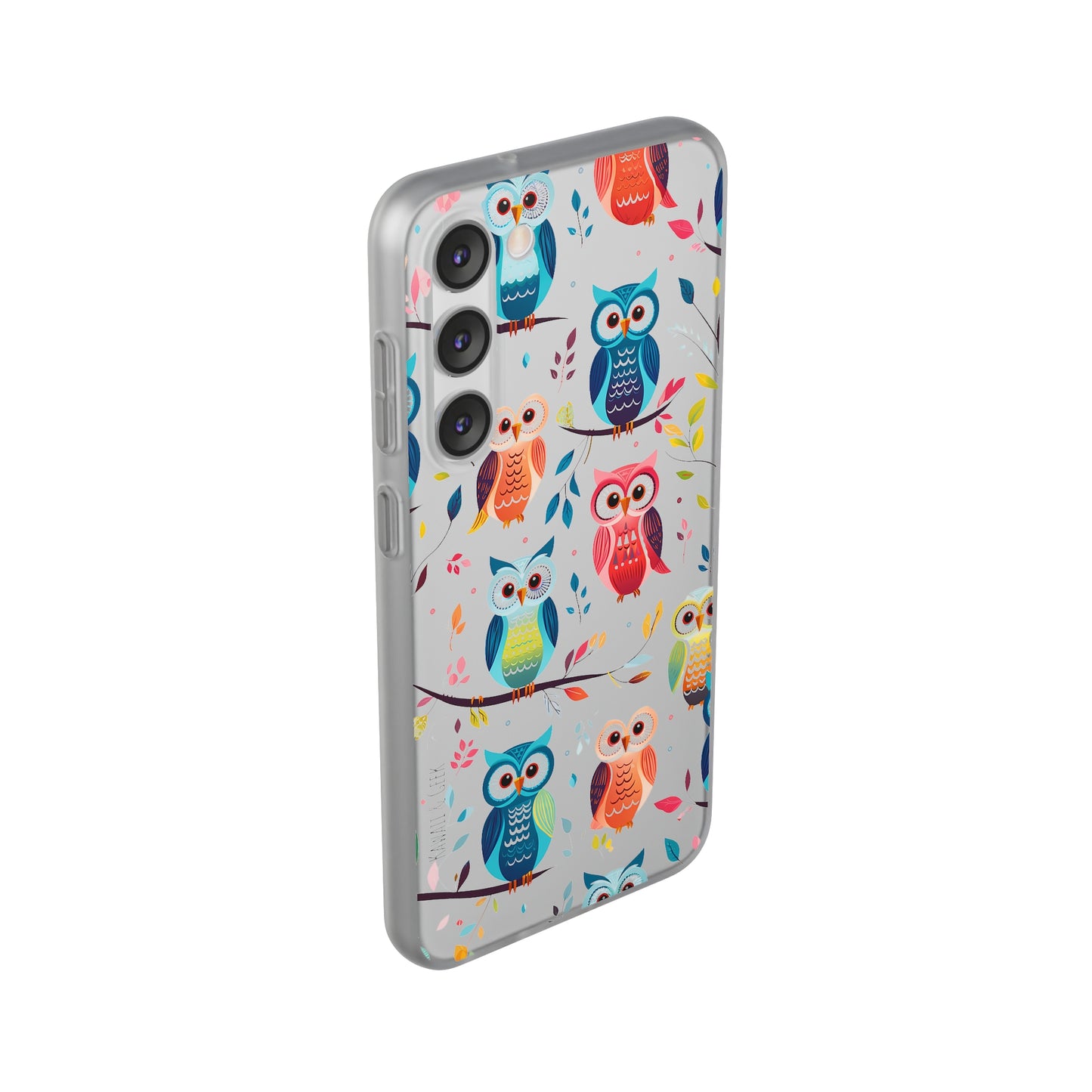 Whimsical Owl Flexi and Transparent Phone Case