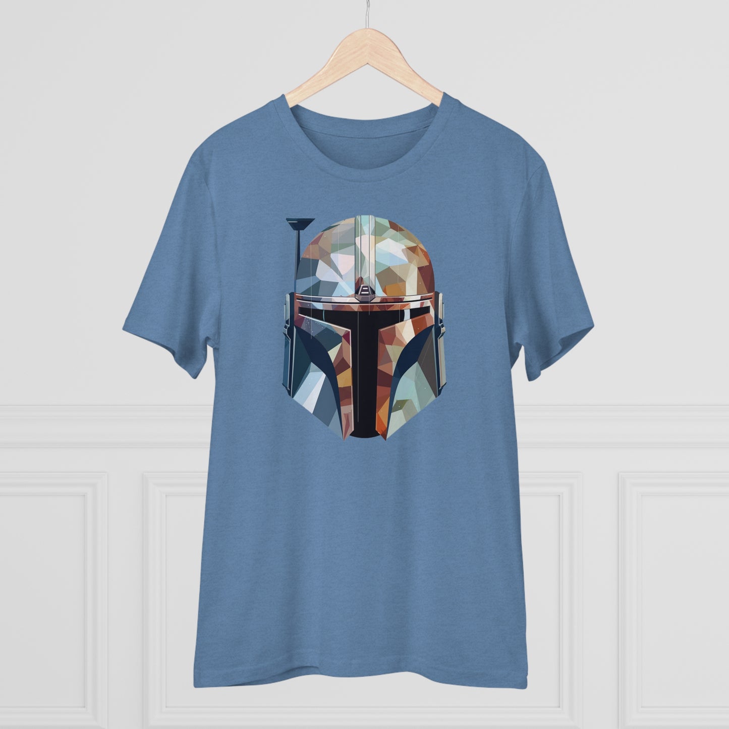The Mandalorian Polygonal T-Shirt - Embrace Interstellar Adventure - Star Wars