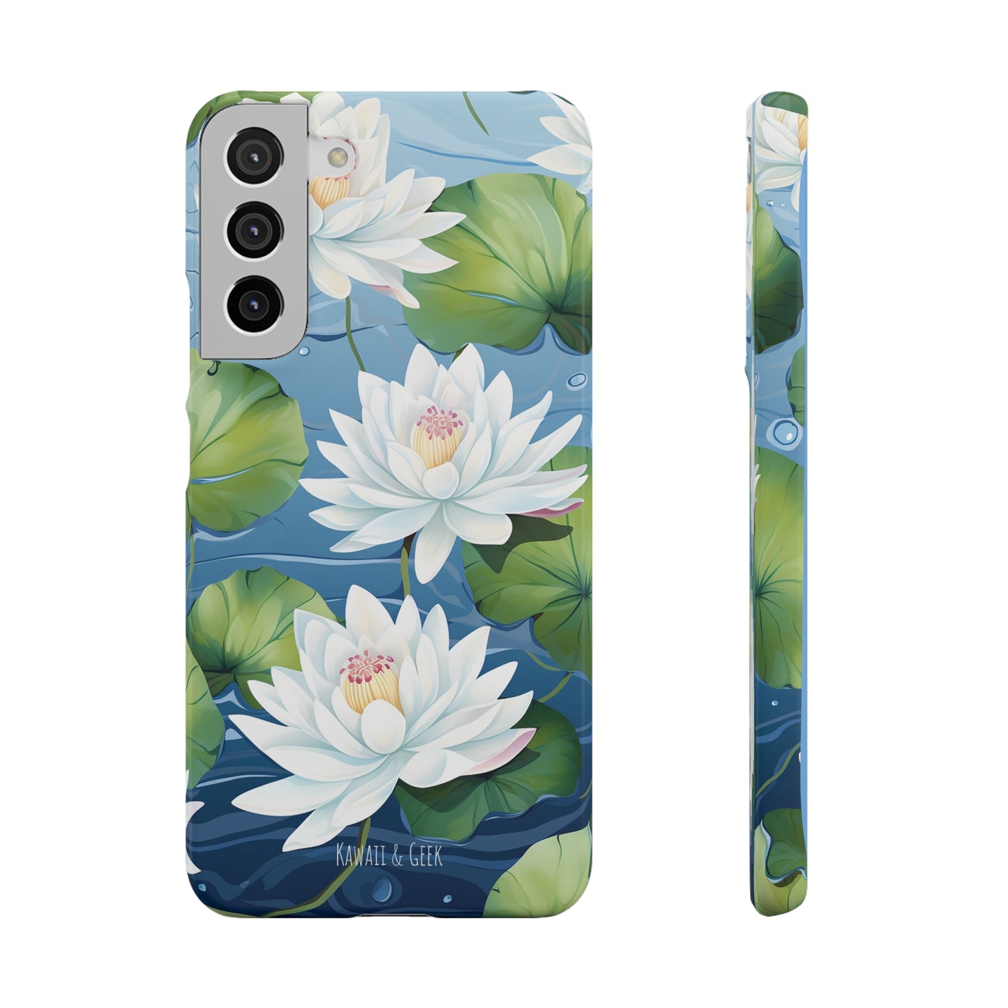 Elegant Water Lilies: Premium Phone Case