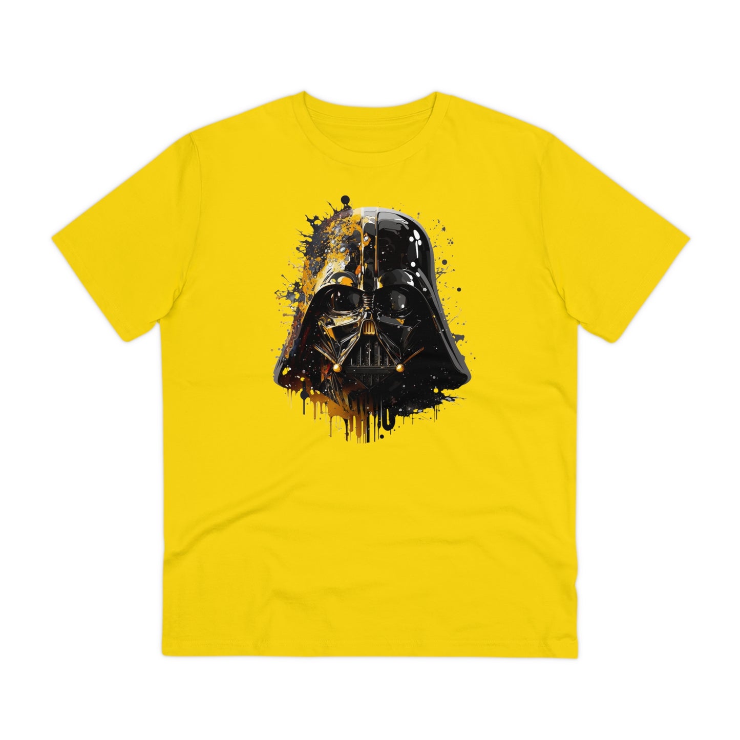 Darth Vader in Watercolor Style Eco-Friendly Unisex T-Shirt - Add Some Artistic and Sustainable Style to Your Wardrobe