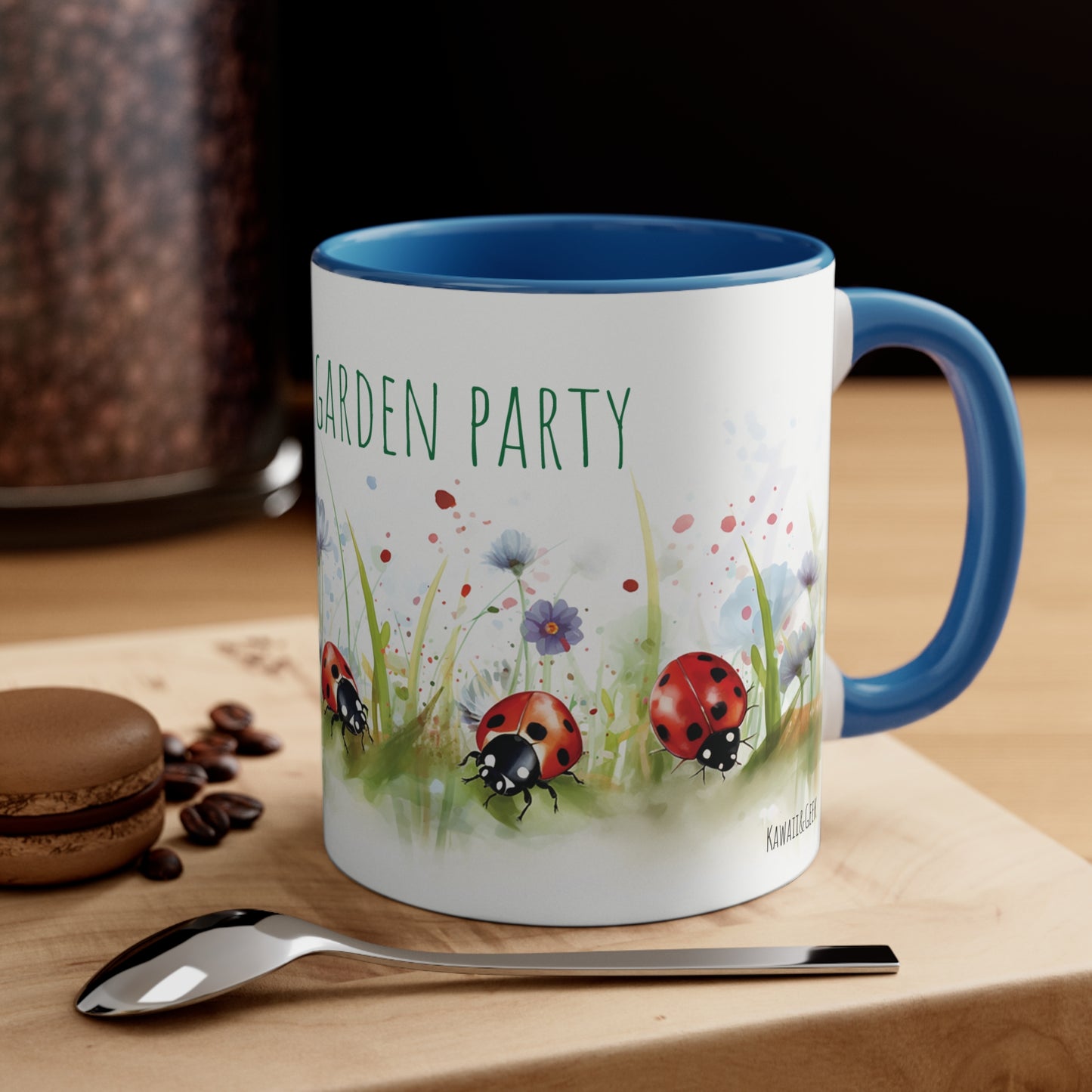 Ladybugs Garden Party Mug - Charming Insect Themed Kitchenware