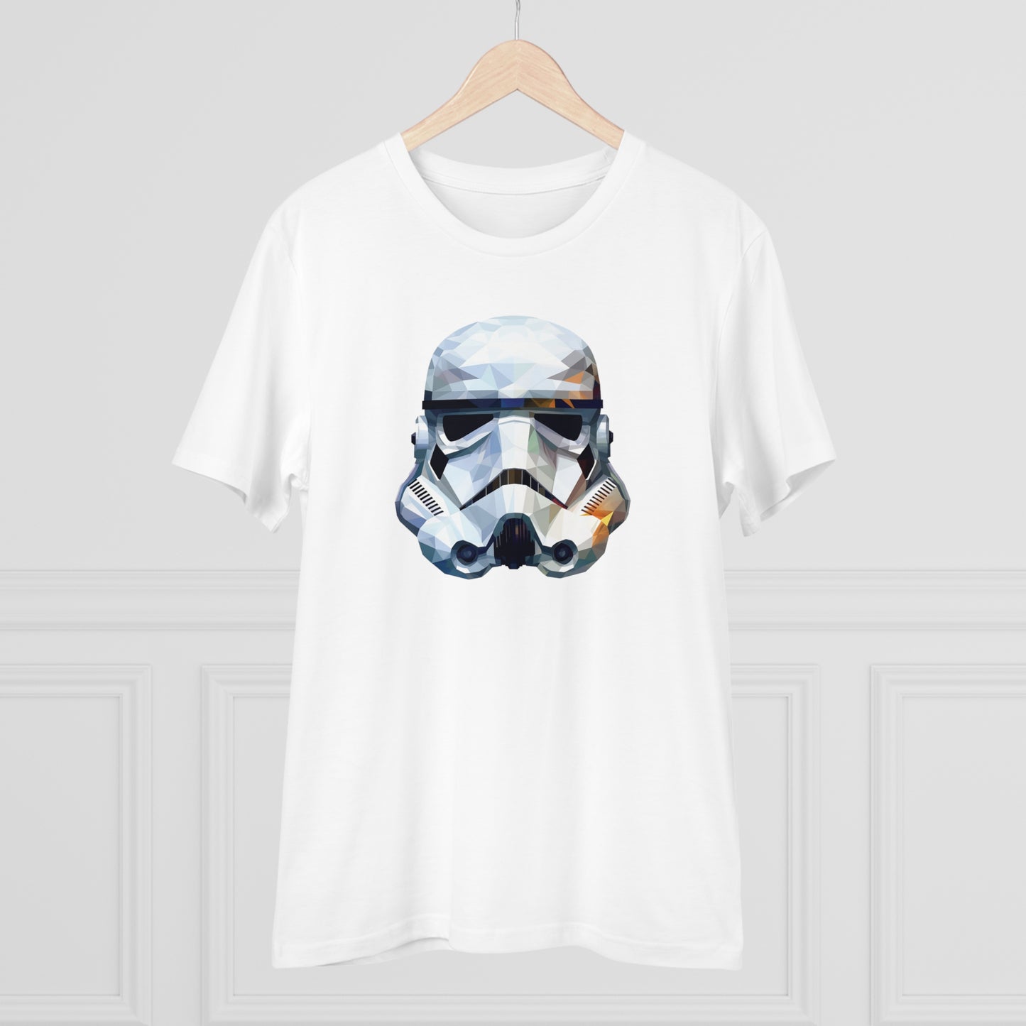 Stormtrooper Polygonal T-Shirt - Embrace Galactic Precision - Star Wars