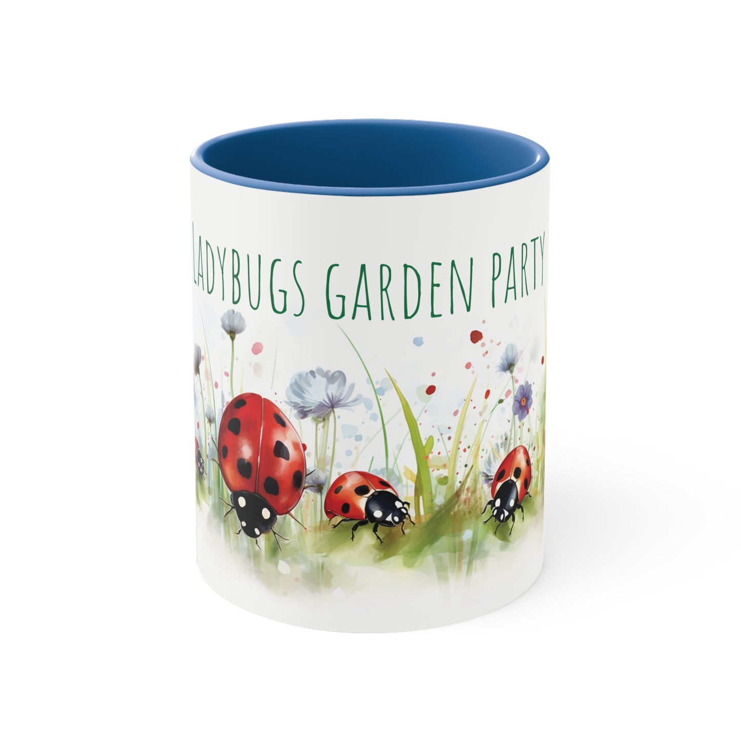 Ladybugs Garden Party Mug - Charming Insect Themed Kitchenware