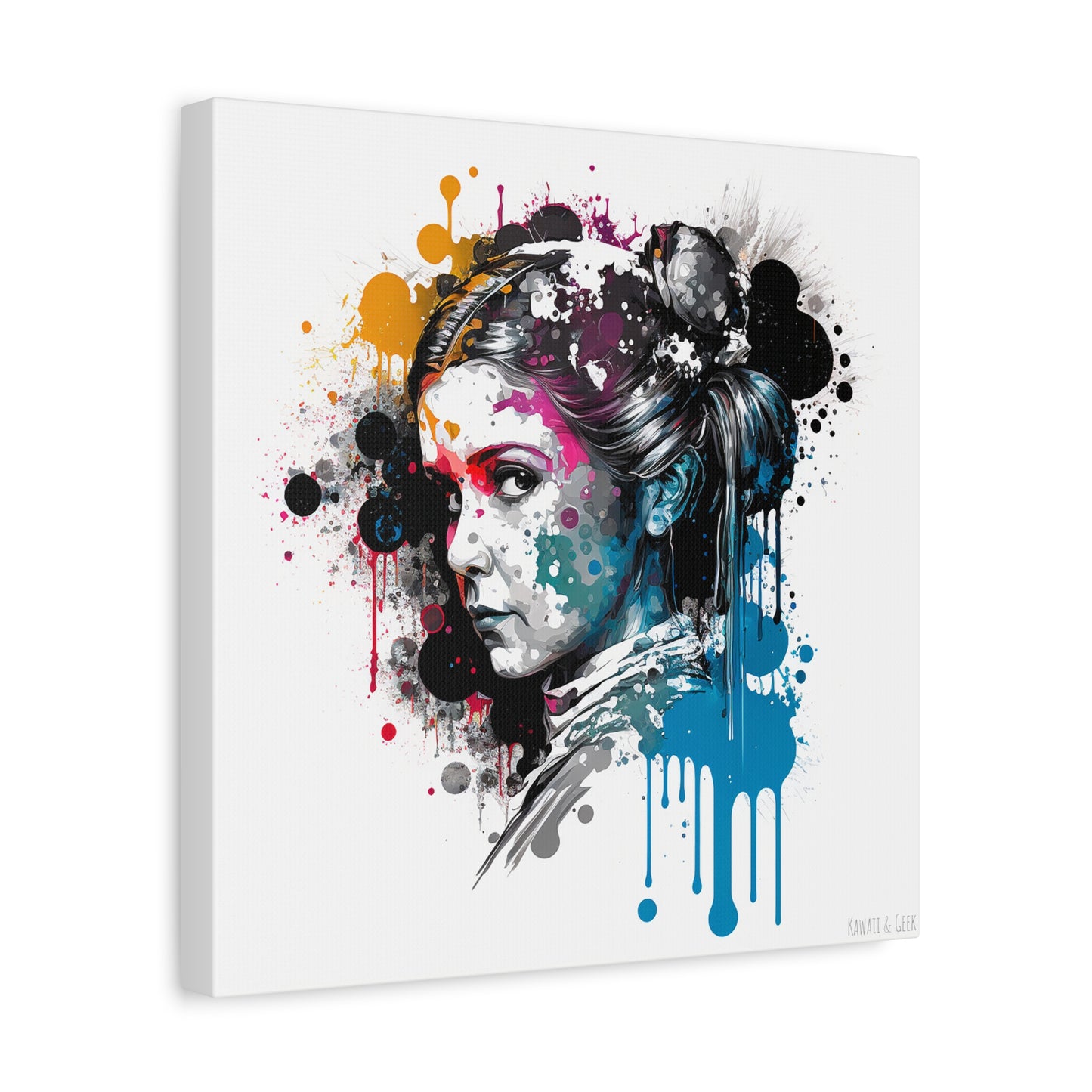 Princess Leia Canva - Add Some Galactic and Artistic Style to Your Walls - Star Wars