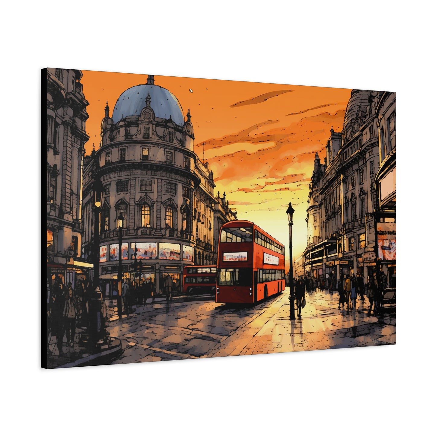 London Sunset Canvas - Immerse Yourself in the Timeless Beauty of the City