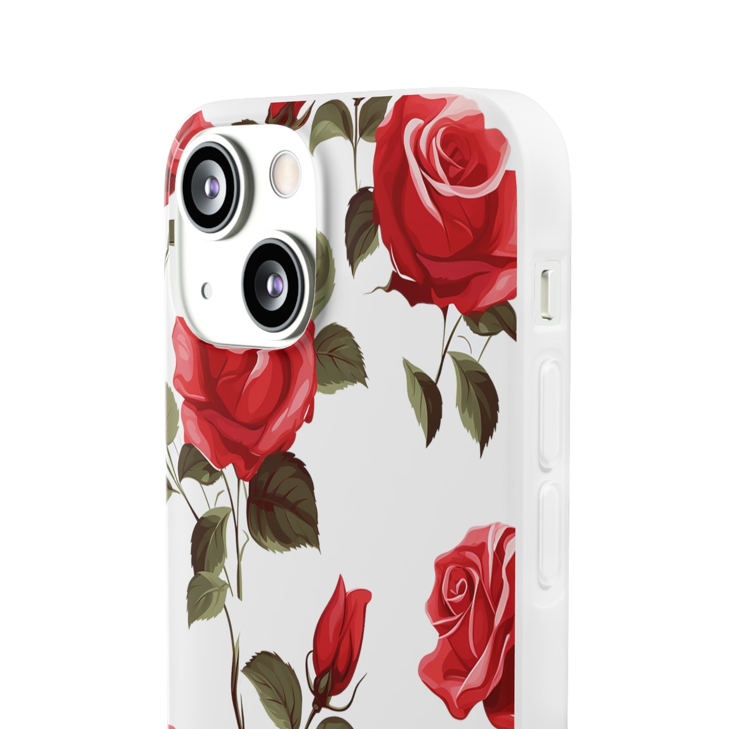 Delicate Rose Flexi Transparent Phone Case