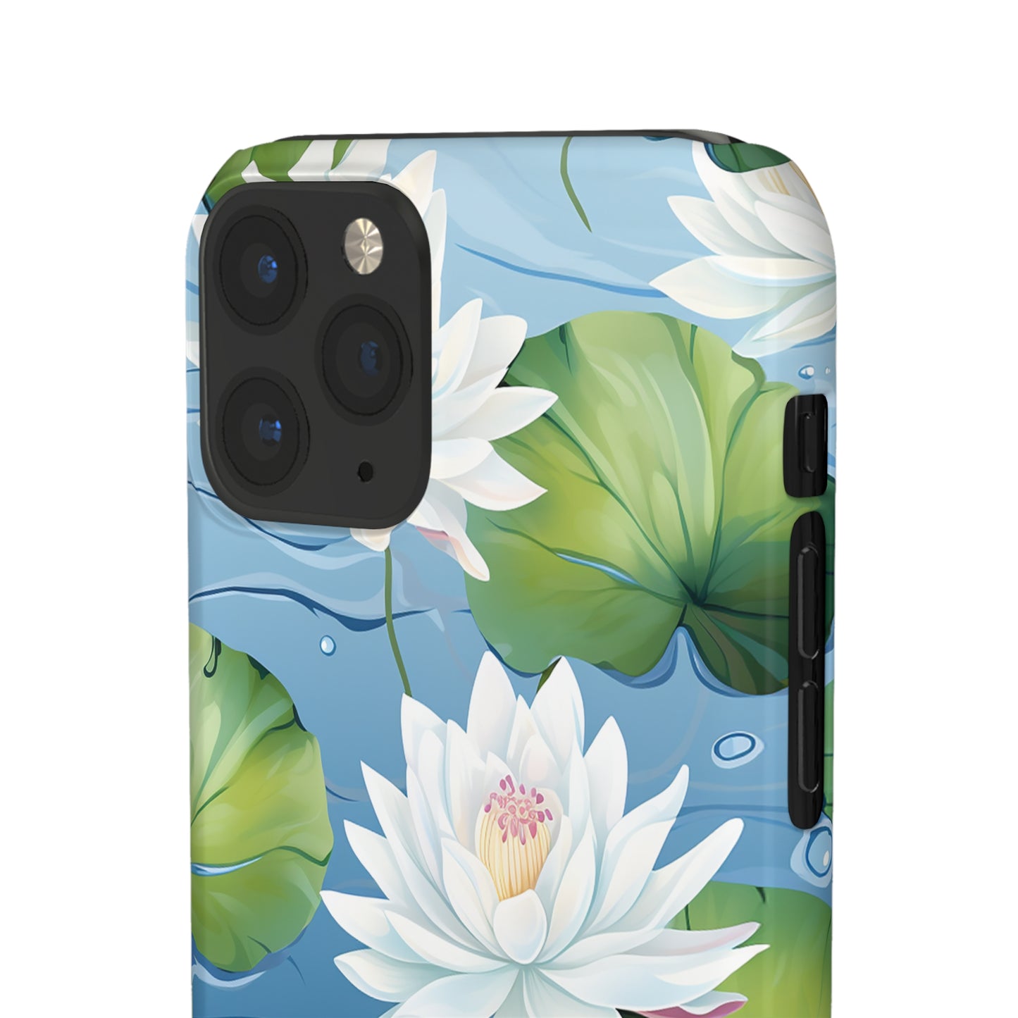 Elegant Water Lilies: Premium Phone Case