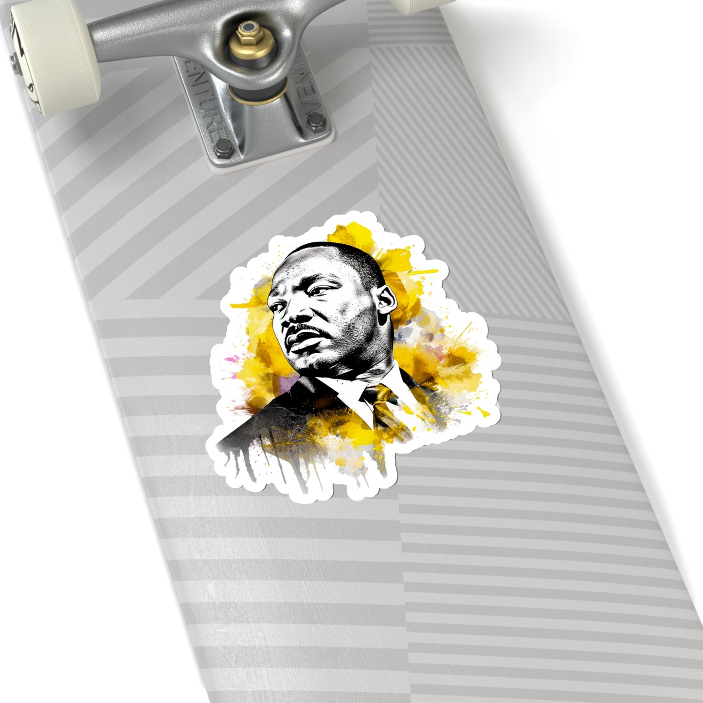 Martin Luther King Sticker - Inspire Change with Watercolor Reverence