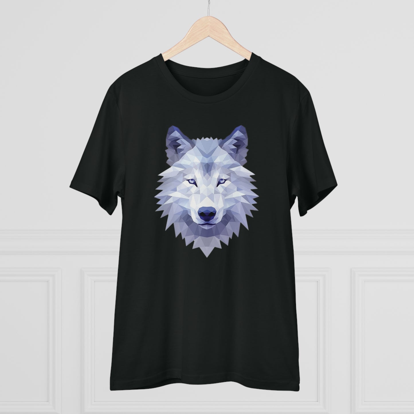 Wolf Polygonal T-Shirt - Embrace Wild Harmony