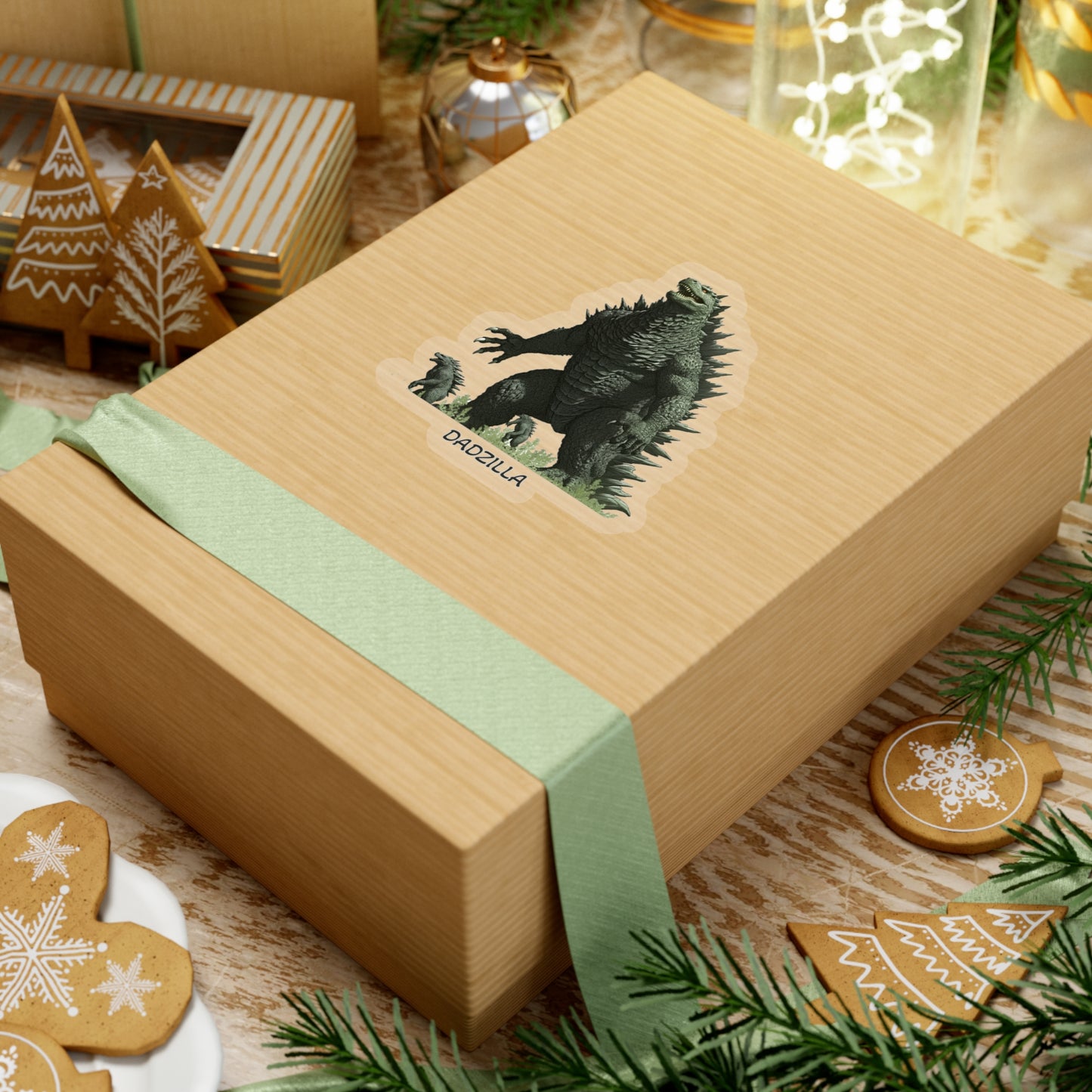 Dadzilla - Father's Day Sticker - Celebrate with Godzilla