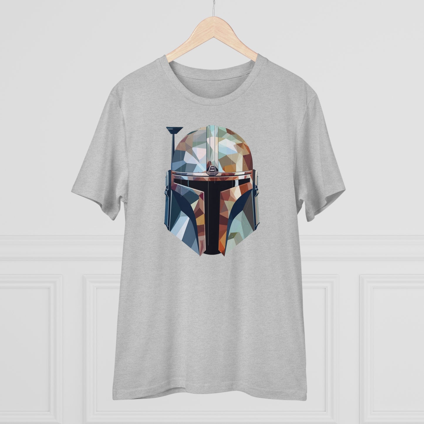 The Mandalorian Polygonal T-Shirt - Embrace Interstellar Adventure - Star Wars
