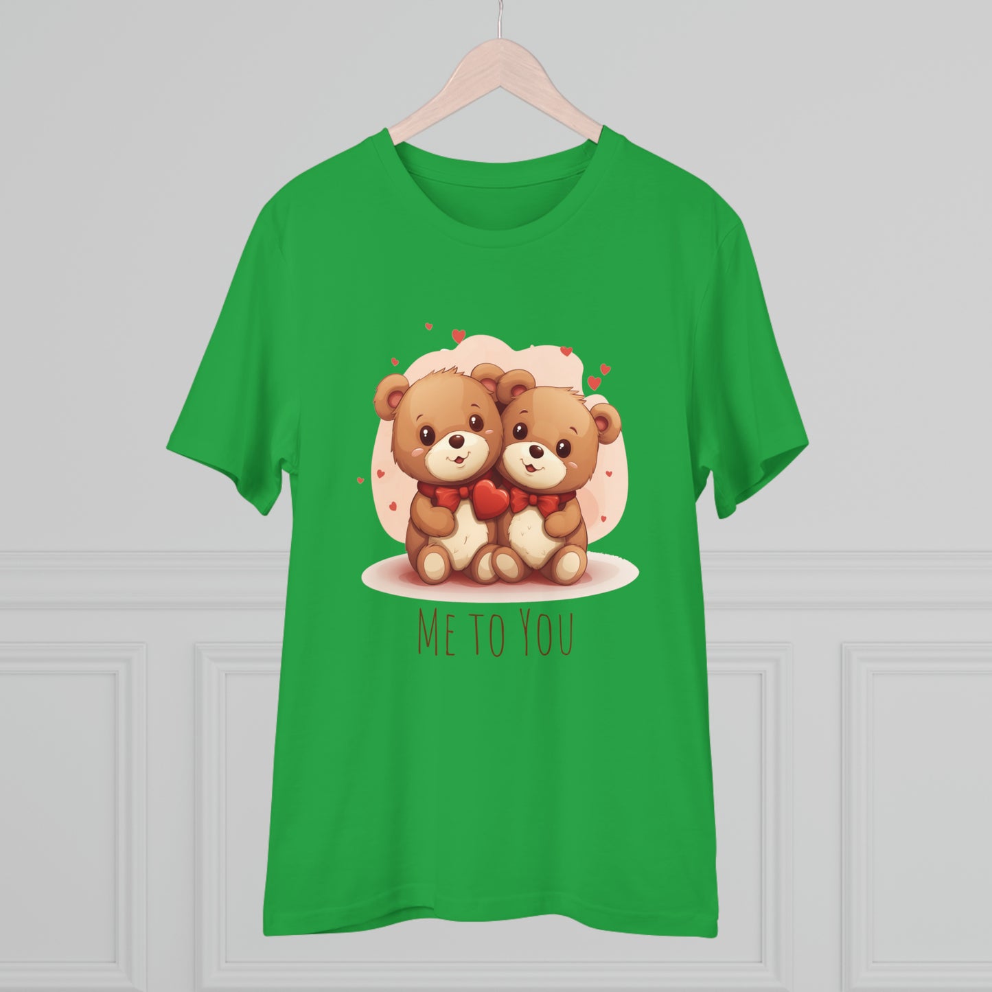 Me to You Teddy Bear Couple Tee - Eco-Friendly Love Shirt - Valentine's Day Special