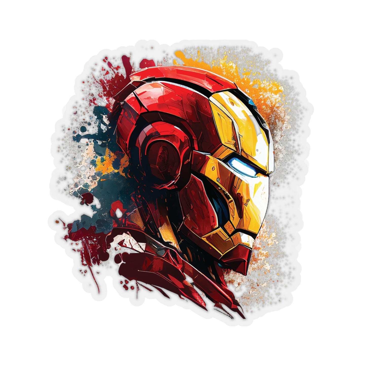 Iron Man Sticker - Perfect for Your Macbook or Smartphone - Marvel Avengers