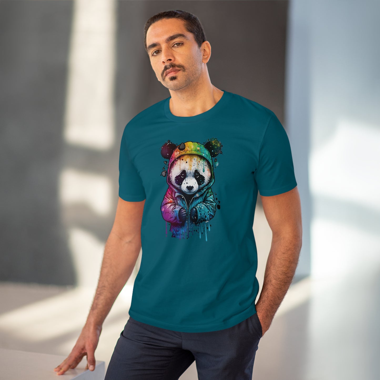 Panda Organic Unisex T-Shirt - Add Some Fun and Eco-Friendly Style to Your Wardrobe