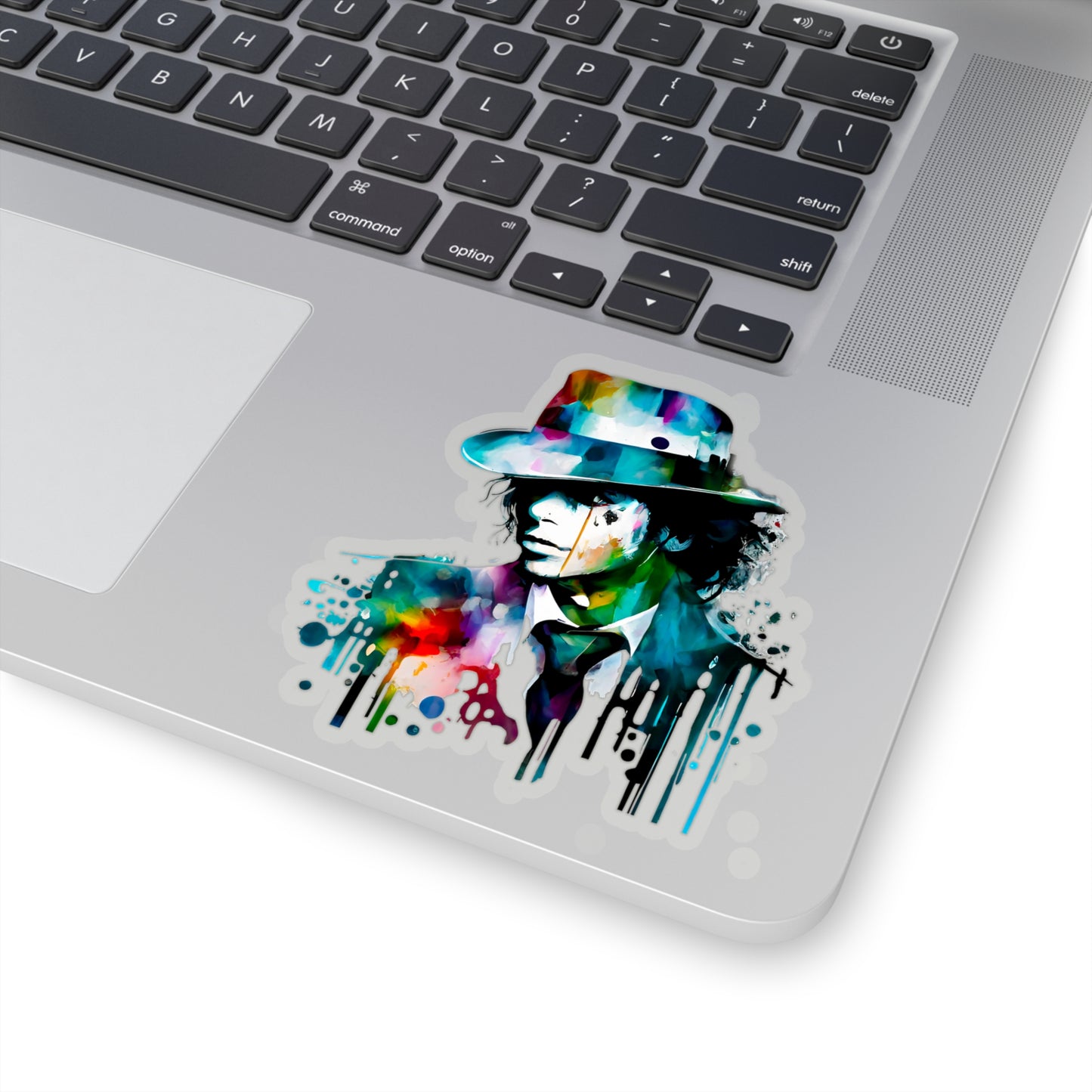 Michael Jackson Transparent Sticker - Add Some Pop and Iconic Style to Your Tech